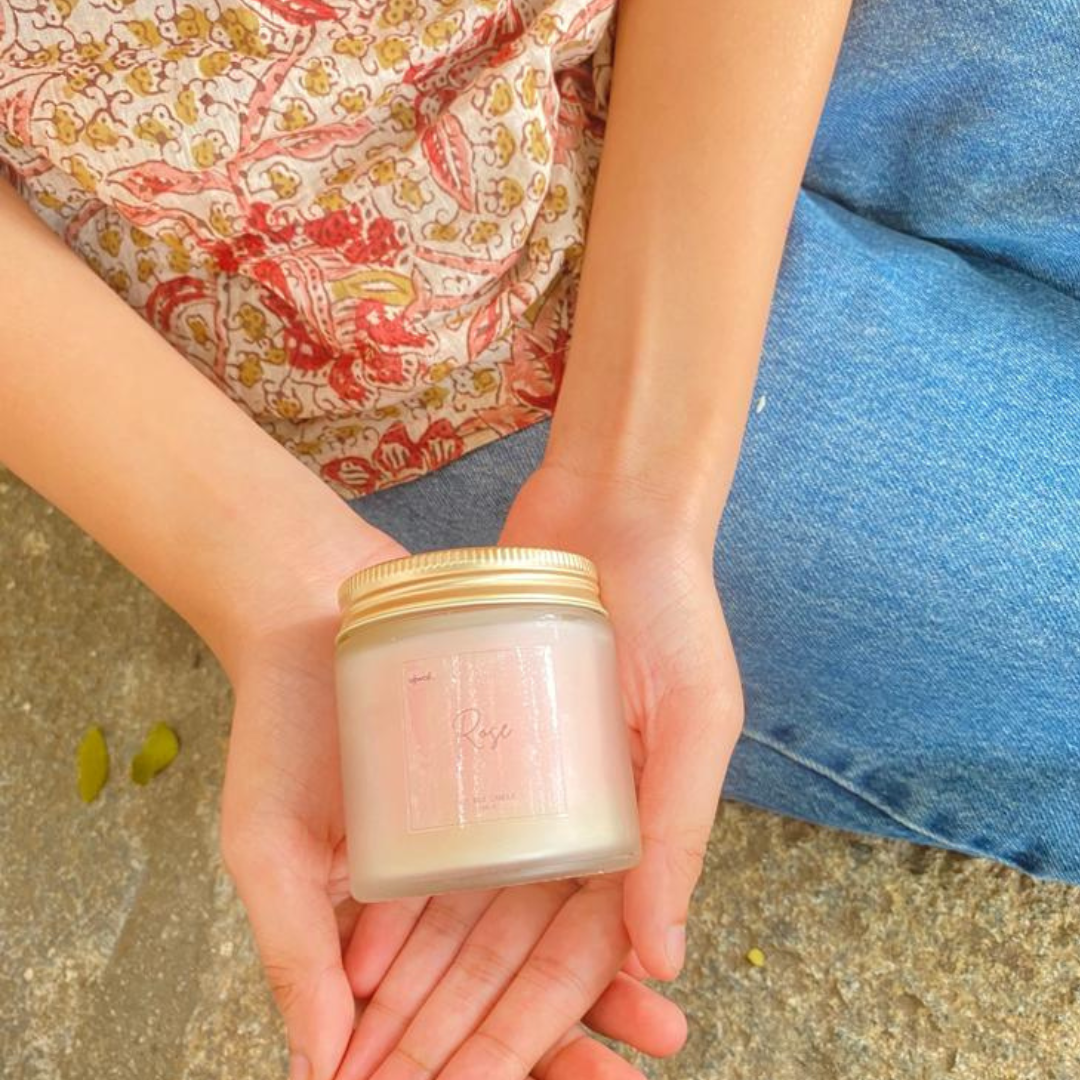Rose Scented Candle