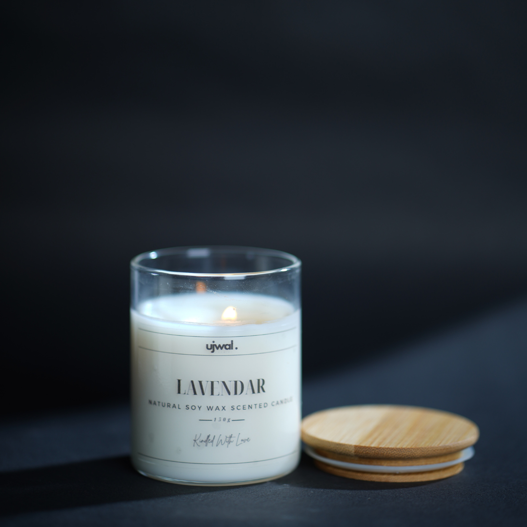 Lavendar Scented Pure Soy Wax Candle