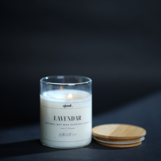 Lavendar Scented Pure Soy Wax Candle